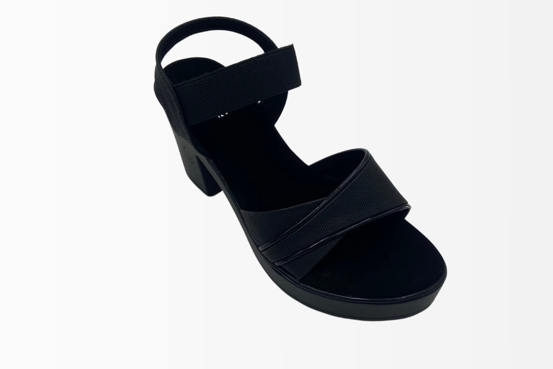 Cross-Strap Wedge Sandals