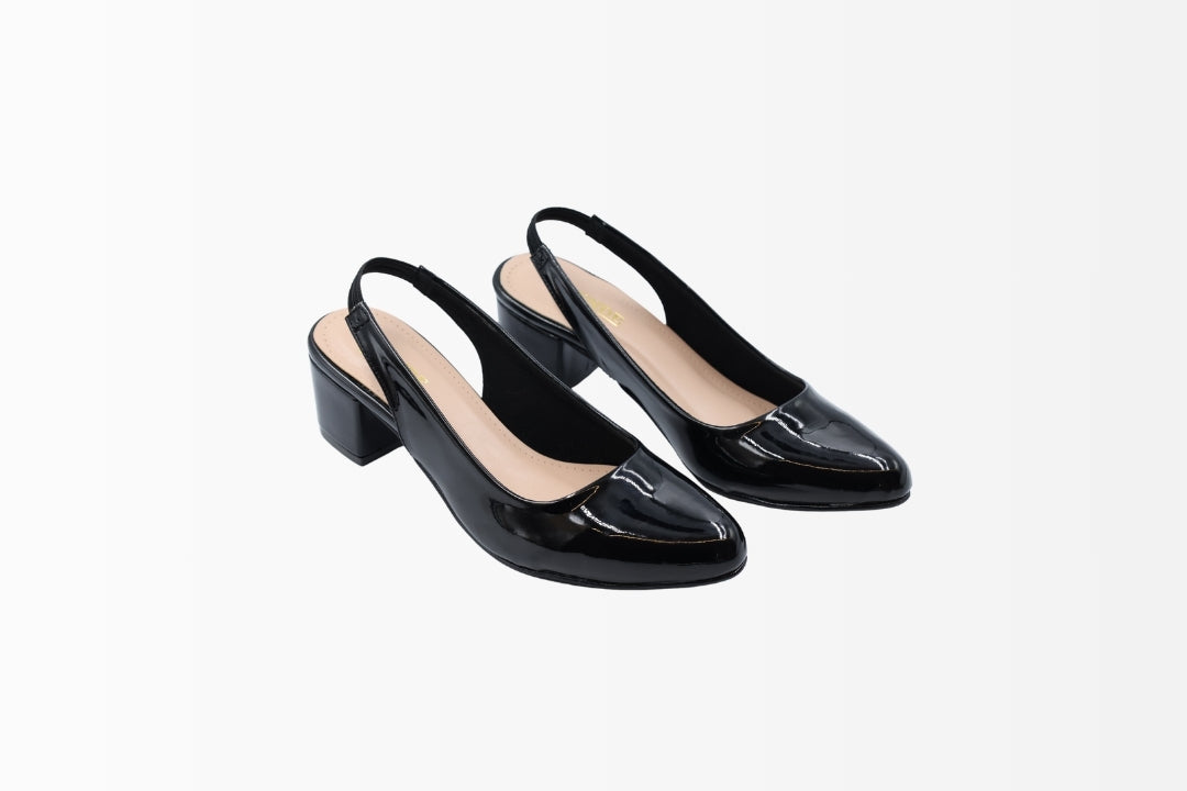 Block-Heeled Pumps