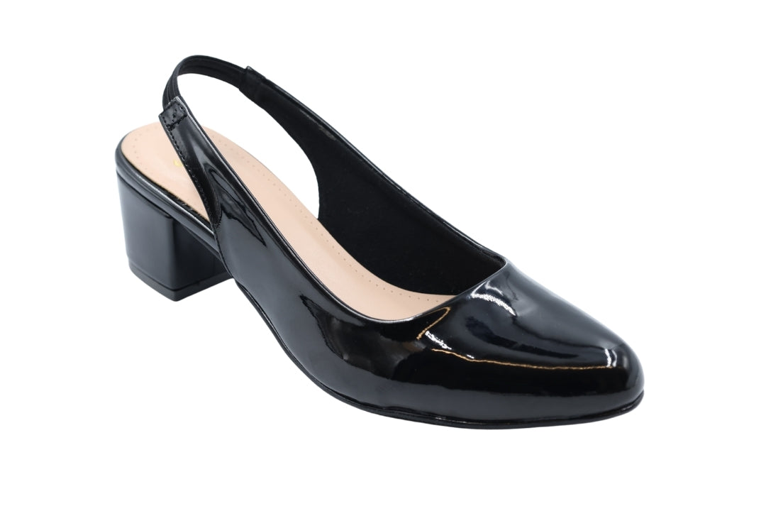 Block-Heeled Pumps