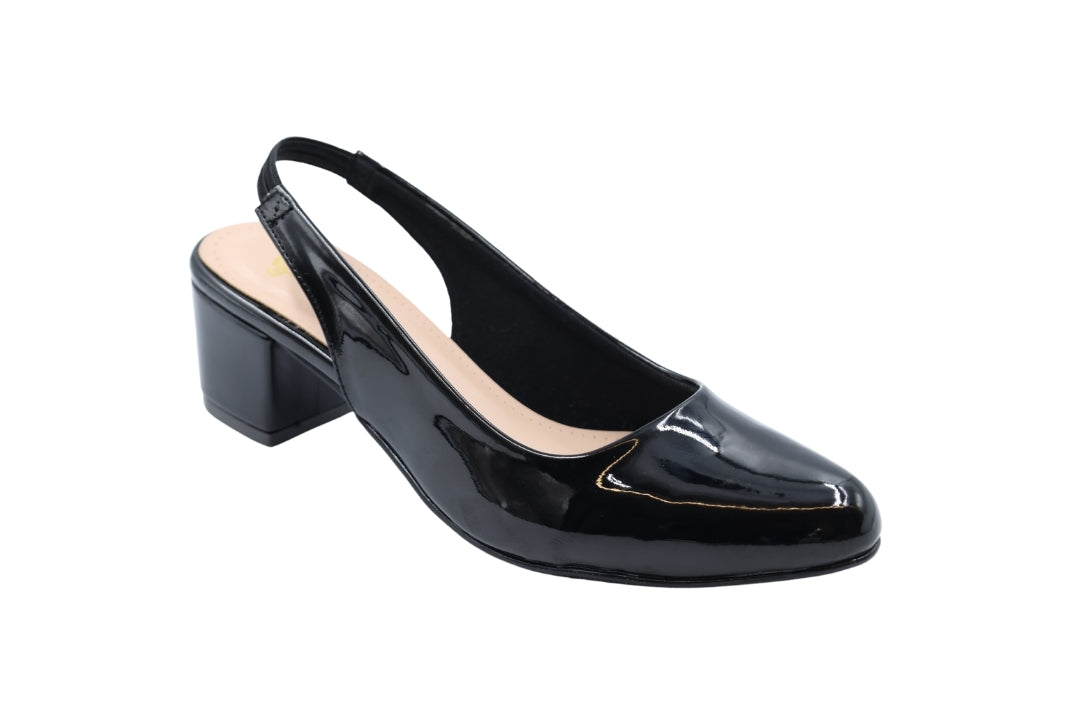 Block-Heeled Pumps
