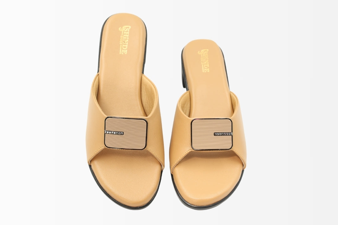 Open-Toe Slide Heels