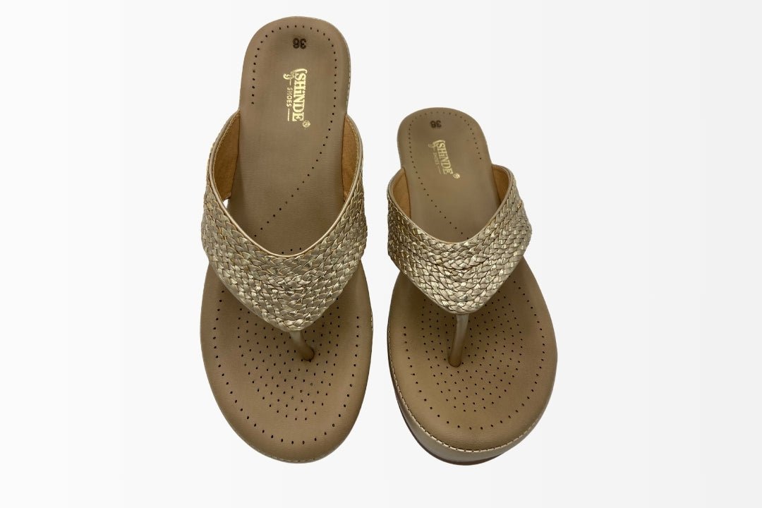 Woven Strap Comfort Sandals
