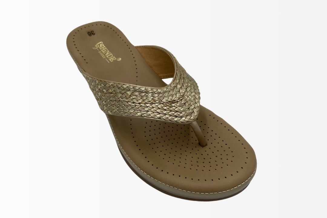 Woven Strap Comfort Sandals
