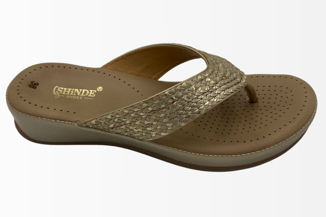 Woven Strap Comfort Sandals