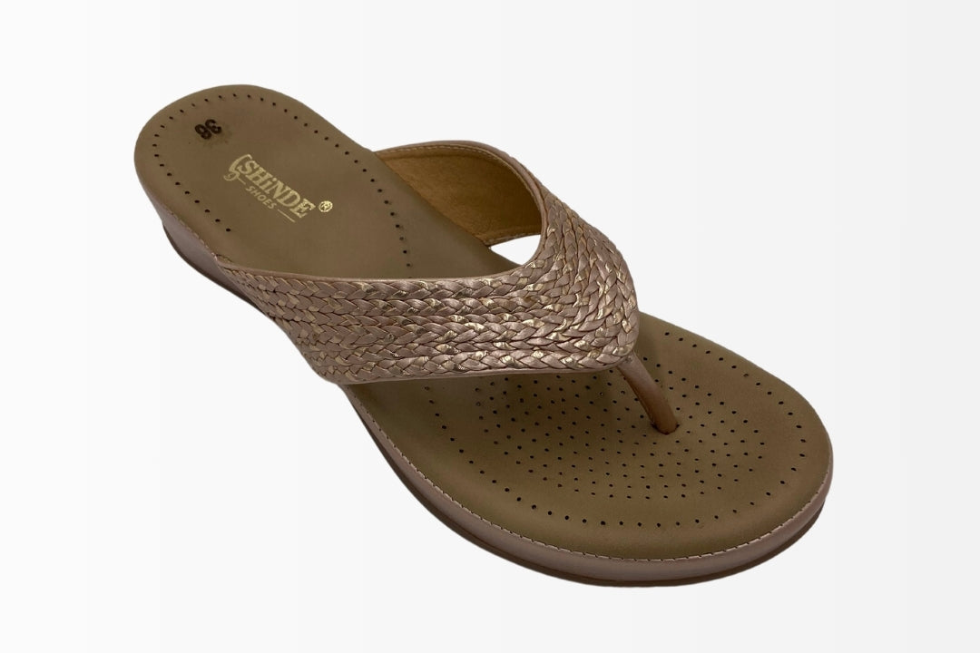 Woven Strap Comfort Sandals