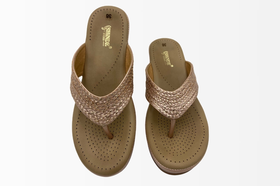 Woven Strap Comfort Sandals