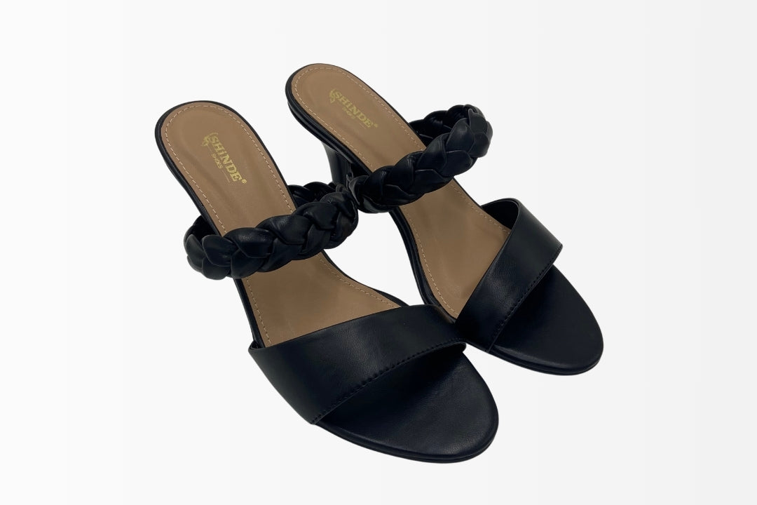 Braided Heel Sandals