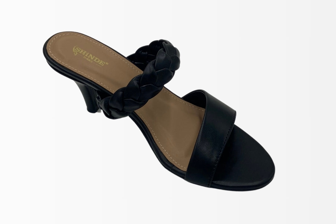 Braided Heel Sandals