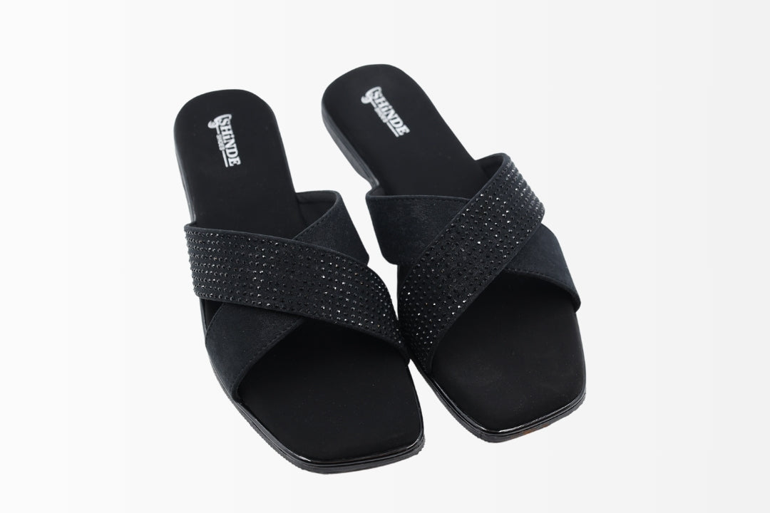 Gleam Luxe Flat Sandals