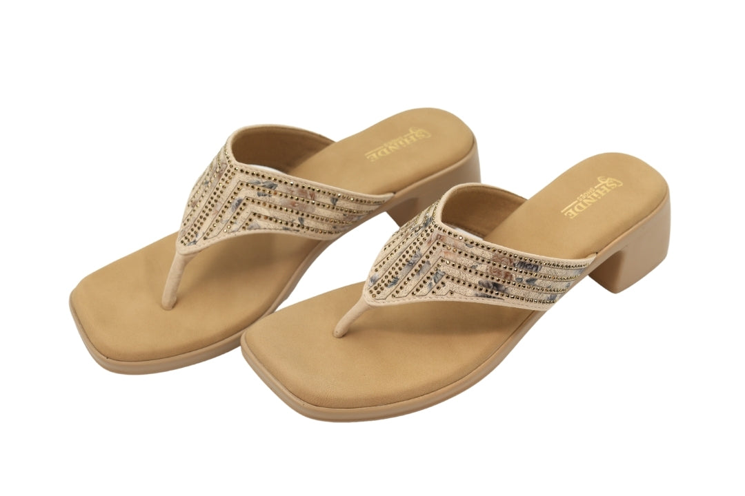 Velvet Luxe Flip-Flops