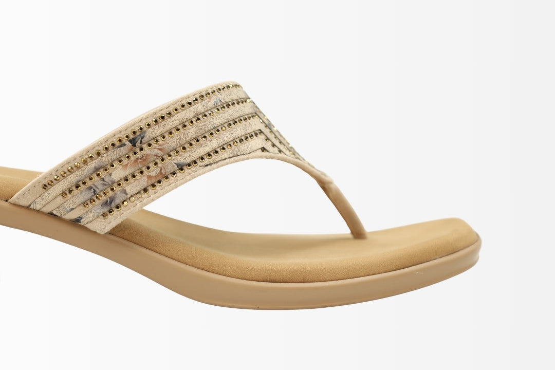 Velvet Luxe Flip-Flops