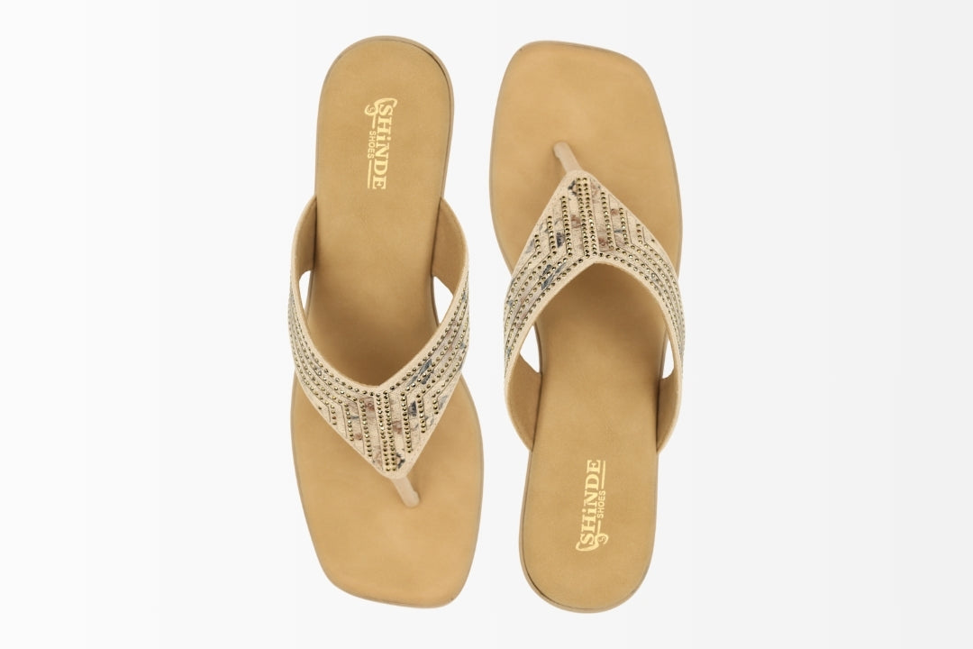 Velvet Luxe Flip-Flops