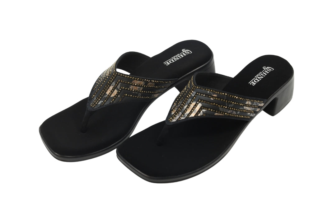 Velvet Luxe Flip-Flops