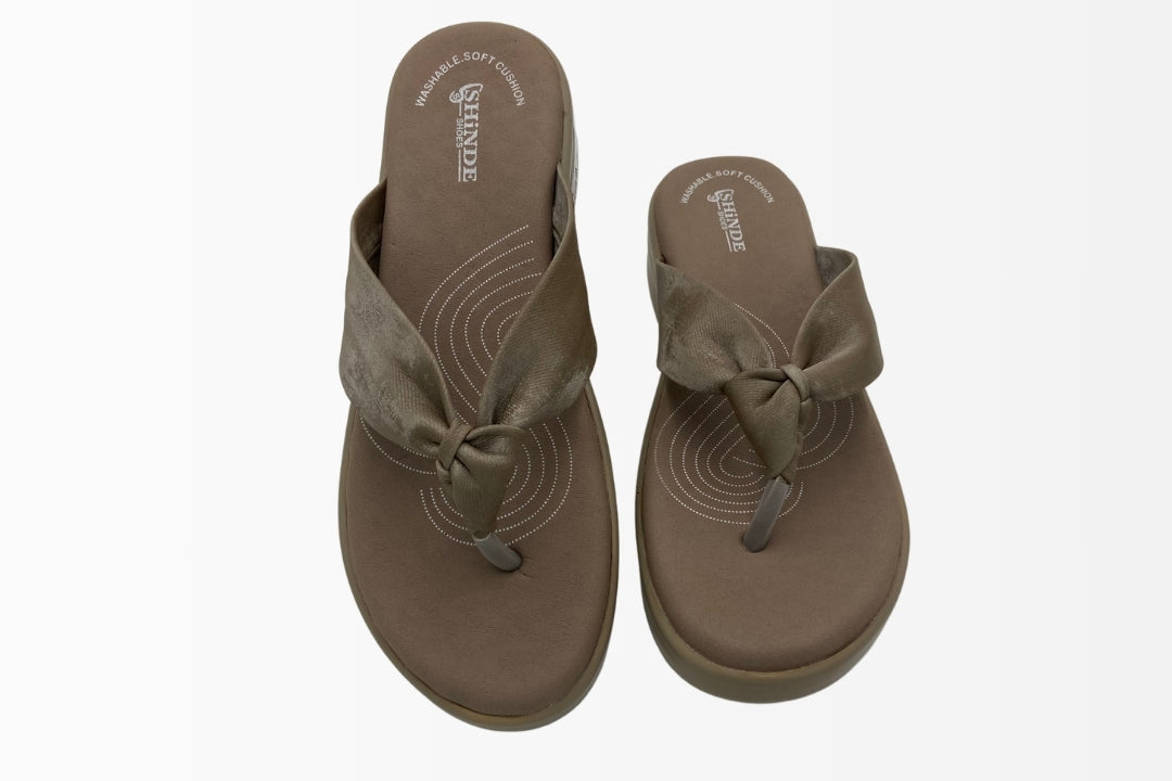 Taupe Knotted Sandals