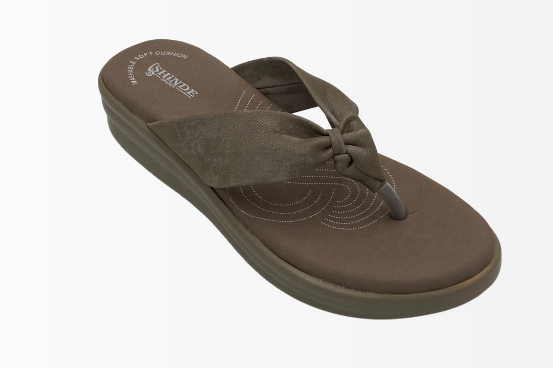 Taupe Knotted Sandals