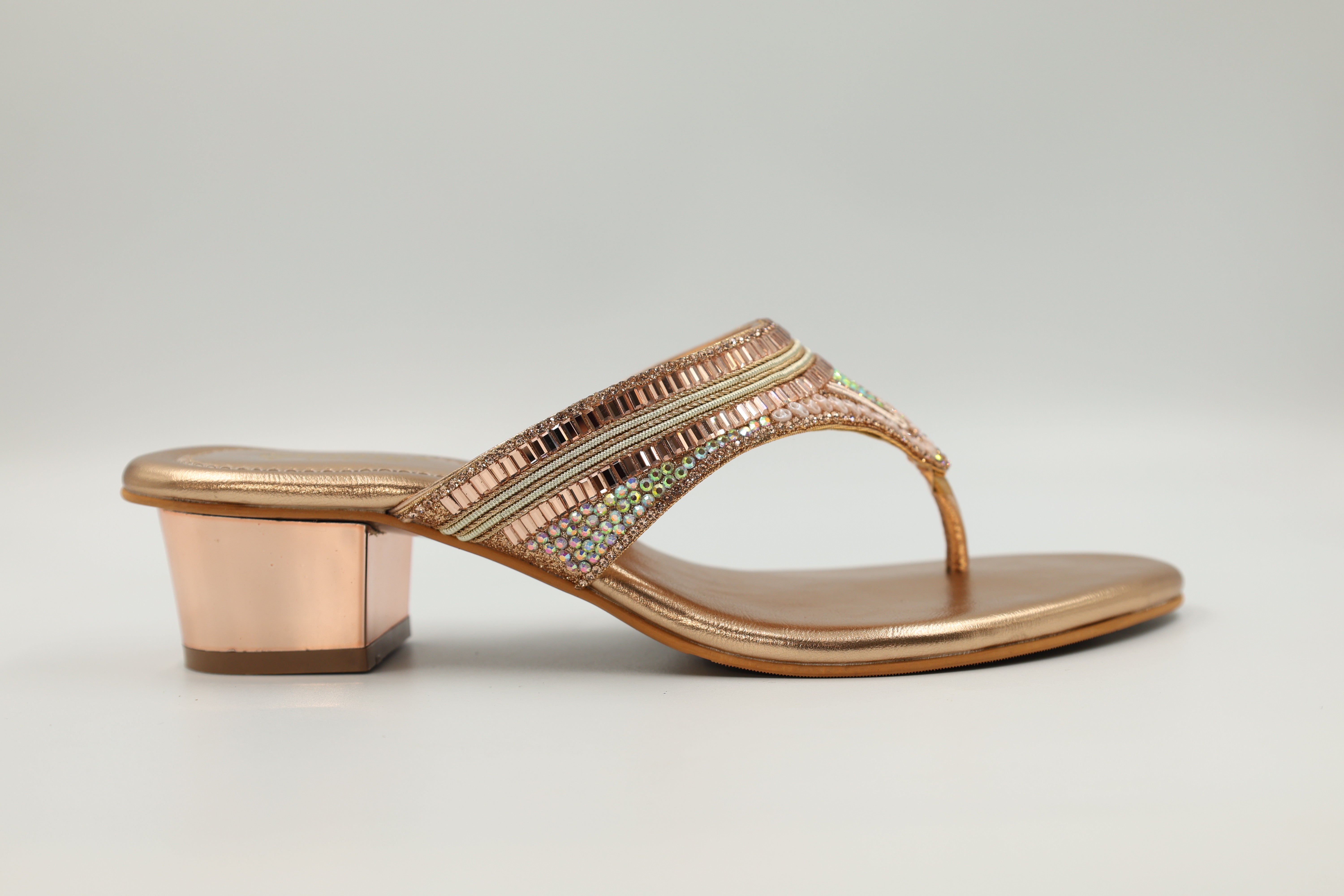 Golden Gleam Sandals