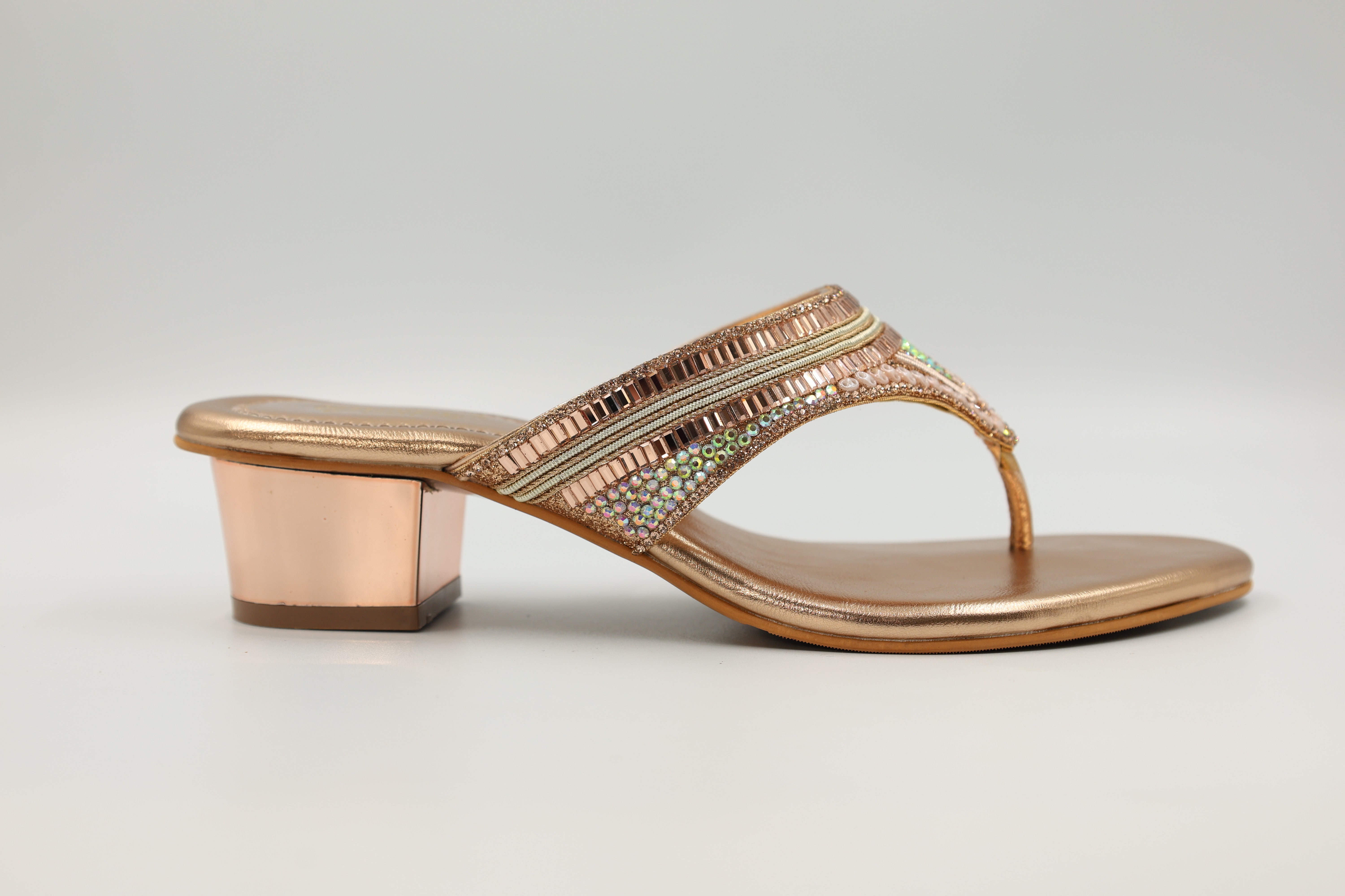 Golden Gleam Sandals