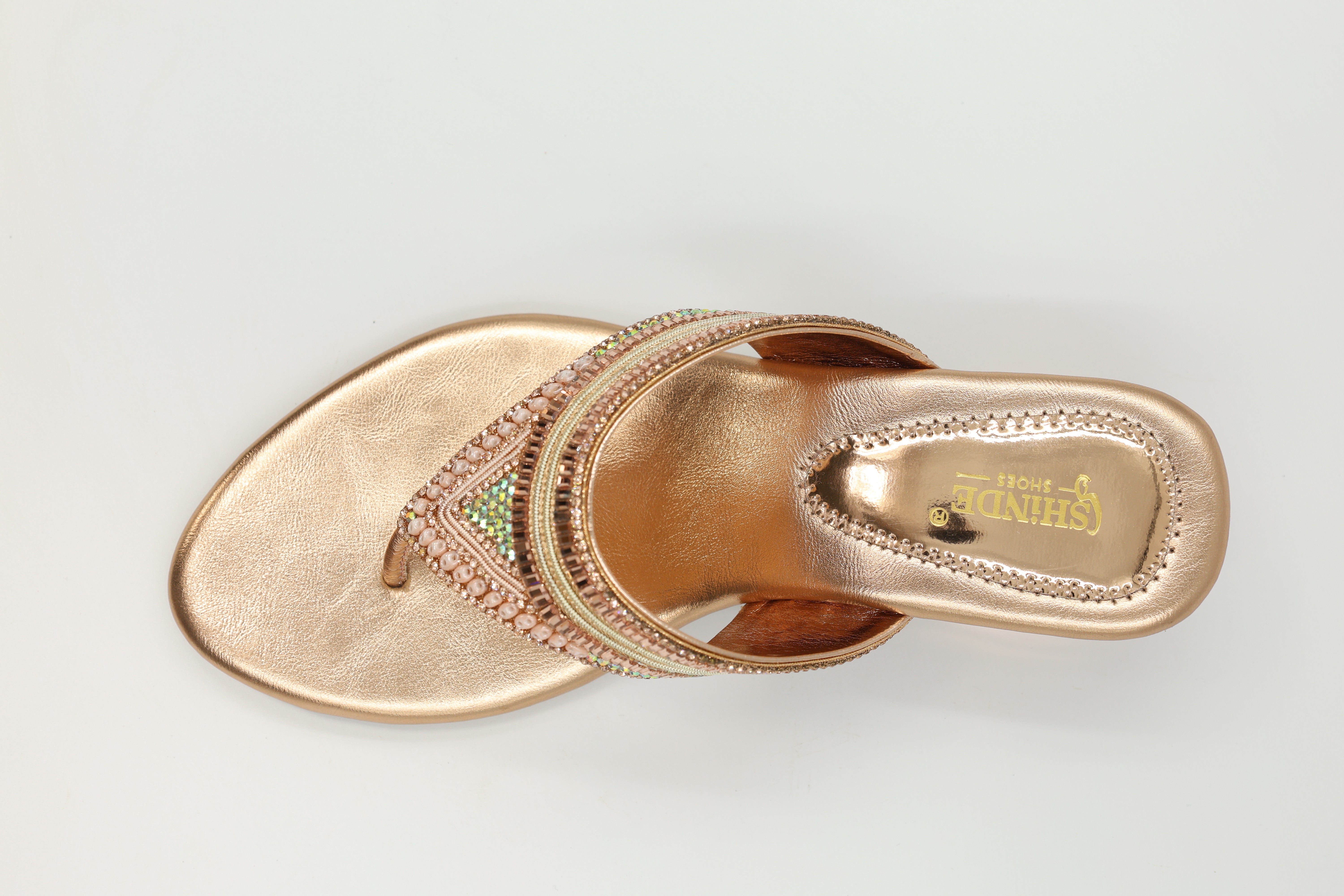 Golden Gleam Sandals