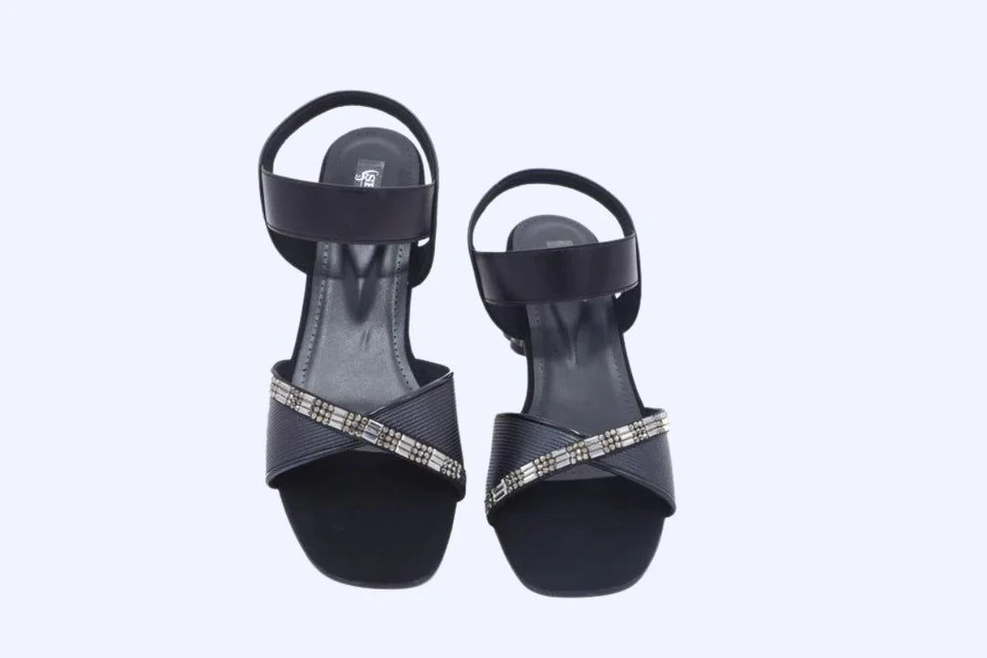 Glam Cross-Strap Sandals