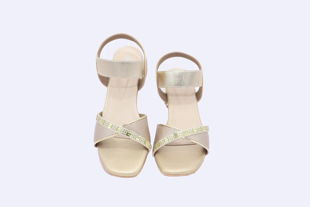 Glam Cross-Strap Sandals