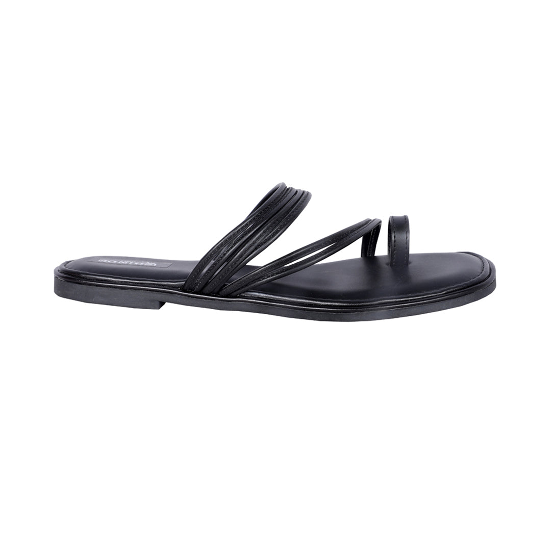 Ladies 2024 black chappal